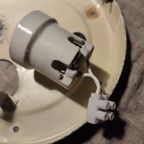 Vintage Guro Jaren '70 Plafondlamp Plafonnière Glas Vierkant thumbnail 6
