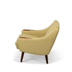 Geherstoffeerde Deens Design Vintage Fauteuil By Johannes Andersen, 1960S thumbnail 5