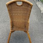 Vintage Wicker Chairs, Set Of 5 thumbnail 5