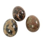 Set Van 3 Grote Eieren Massief Marmer Natuursteen Decoratief thumbnail 6