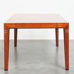 Prachtige Art Deco Set Bestaande Uit Een Eettafel En 4 Eetkamerstoelen Van Schuitema thumbnail 2