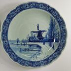 Antieke Wit Blauw Delftsblauwe Borden 40Cm, Wanddecoratie thumbnail 7