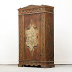 Antieke Beschilderde Bruidskast 1795 thumbnail 14