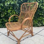 Vintage Rotan Fauteuil Rohe thumbnail 10