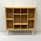 Vintage School Vakkenkast Roomdivider Boekenkast thumbnail 2