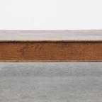 Unieke En Prachtige Antieke Kastanjehouten Salontafel Uit De 18e Eeuw Met Een Blad Uit 1 Stuk thumbnail 5