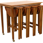 Set Nesting Tables Bijzettafels Mimiset Poul Hundevad Vintage thumbnail 3