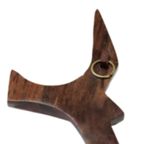 Vintage Houten Meeuw Wandvogels Mangohout Vintage thumbnail 6