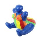 Vintage Kunstobject Beeld Dikke Dame Papier Maché Pop Art 38Cm thumbnail 2
