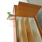 Teak Kast Met Schuine Poten En Lades Uit Zweden thumbnail 8