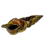 Franse Mid-century Majolica Schelp Sculptuur Keramiek 1950’s thumbnail 4