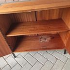 Vintage Dressoir Kast Audiomeubel Bar Platenspeler Meubel thumbnail 4
