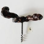 Vintage Franse Bernard Siret Kurkentrekker 6 Wortelhout Wijnstok 1930’s thumbnail 2