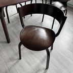 Thonet Design Eethoek Met 4 Stoelen thumbnail 4