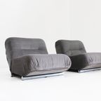 Giuseppe Munari Lounge Lounge Fauteuils Jaren 70, Italië Set Van 2 thumbnail 9