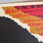 Shepard Fairey Obey Americat Riot, Signed And Dated By Artist thumbnail 7