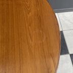 Round Wood Coffee Table 1960S thumbnail 5