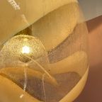 Italian Murano Glass Swirly Donut Hanging Light thumbnail 17