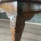 Antique Wooden Side Table thumbnail 7