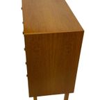 Vintage Ladekast Kastje Jaren 60 Teak Fineer Commode Design thumbnail 17