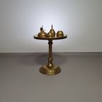 Art Nouveau Brass Smoke Table thumbnail 3