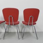 Set Van 5 Vintage Eettafel Stoelen, Diner Style thumbnail 24