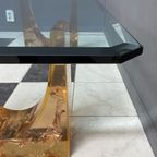 Glass Coffee Table In The Style Of Marie-claude De Fouguieres 1970s thumbnail 5