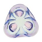Vintage Murano Schaal Fruitschaal Blauw Paars Glas Sixties thumbnail 6