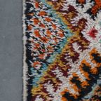 Handgeknoopt Subtiel Vintage Vloerkleed Met Mooie Kleuren 162x81cm thumbnail 5