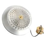 Vintage Hanglamp Zilver/Goud/Glas, Jaren '70 thumbnail 2