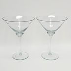 Xxl Vintage Kristallen Cocktailglazen Martiniglazen thumbnail 3