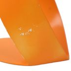 Abstracte Oranje Tafellampen Set Van 2 Gevormd Metaal Sixties thumbnail 6