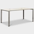 Ahrend 700 Bureau, Lichtgrijs Blad, 160 X 80Cm, Hoogte Instelbaar Onderstel thumbnail 2