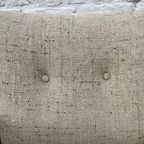 Vintage Fauteuil - Houten Armleuningen - Ecru / Beige thumbnail 8