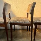 Vier Zeldzame Vintage Eetkamerstoelen, Model 641p, Rudolf Glatzel Voor Thonet thumbnail 2