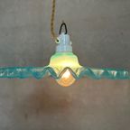Vintage Kraaglamp – Glas En Porselein thumbnail 6