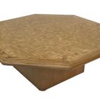 Vintage Salontafel Coffee Table Jaren 80 Hout Design thumbnail 2