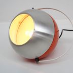 German Made - Space Age Wall Pendant - Orange And Aluminium thumbnail 5