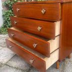 Vintage 4-ladenkastje Klein thumbnail 2