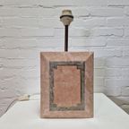 Vintage Roze Marmeren Lamp thumbnail 2