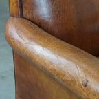 Vintage Schapenleren Armchair/ Design Fauteuil Met Een Mooie Look En Goed Comfort thumbnail 12