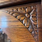 Demontabele Antiek Eiken Kast Met 3 Verstelbare Planken, 199 Cm Hoog thumbnail 12