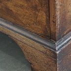 Prachtige Antieke Engelse Ladekast/ Dressing Chest Uit De 18e Eeuw Met Brushing Slide thumbnail 9