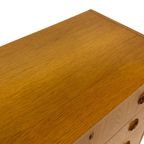Vintage Ladekast Kastje Jaren 60 Teak Fineer Commode Design thumbnail 10