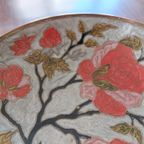 Cloisonne Geëmailleerd Schaal Schaaltje Messing Vintage thumbnail 8
