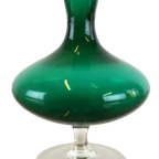 Vintage Groen Glazen Solifleur Vaasje thumbnail 6