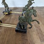 Nb22 – Hollywood Regency Style – Coffeetable – Maison Charles -jaren 70 – Paard Van Gansu thumbnail 7