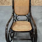 Jaren '60' Michael Thonet Schommel Stoel thumbnail 7