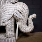 Wicker Elephant Sidetable thumbnail 9