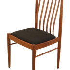 Set 4 Bramin Eetkamerstoelen Stoelen 'halgarde' Vintage thumbnail 2